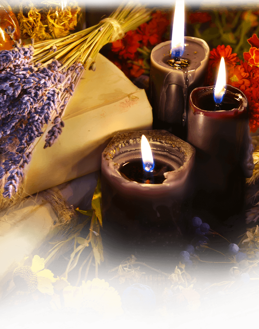 Гадание и предсказание на черных свечах